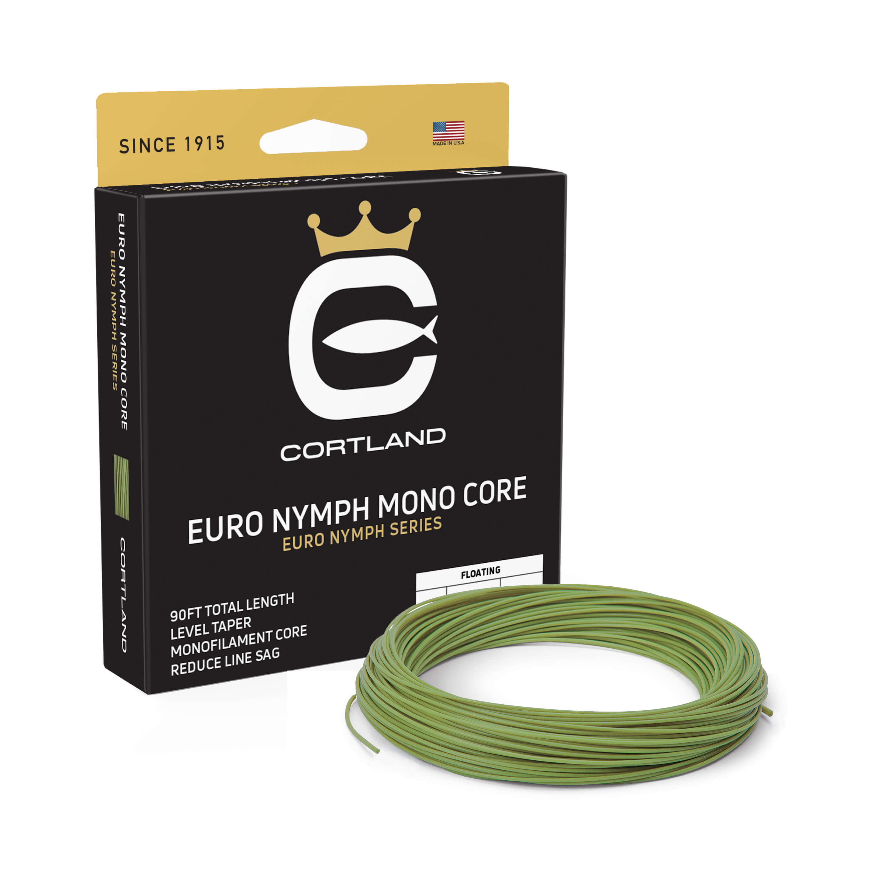 Cortland Euro Nymph Mono Core Line .017 / Level