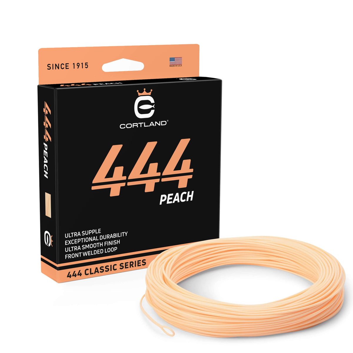 444 Peach Double Taper - Freshwater Floating Fly Line – Cortland Line  Company