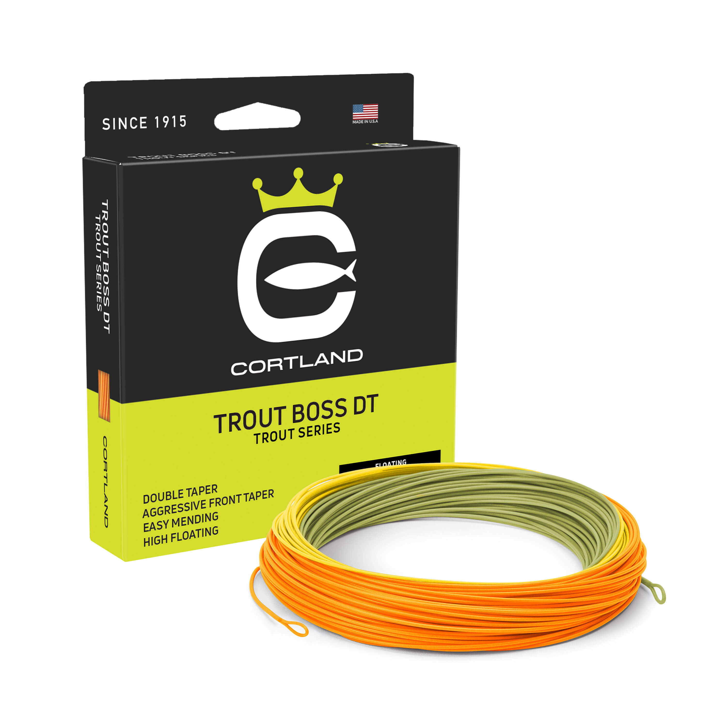 Cortland Trout Boss DT Fly Line - DT3F