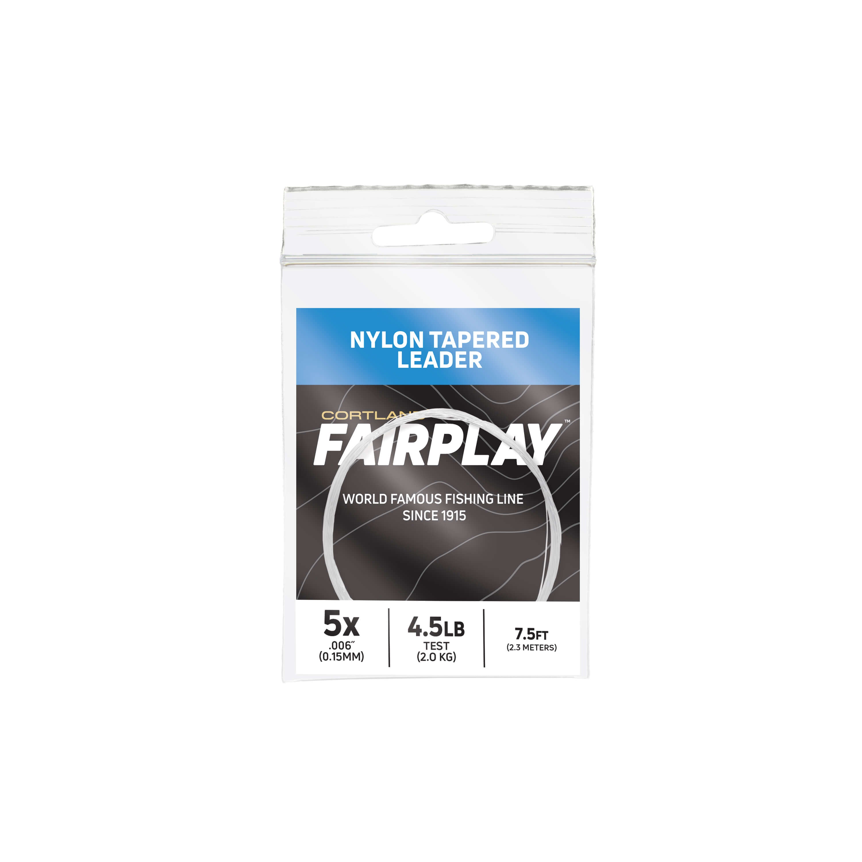 Cortland Fairplay Pro Fluorocarbon Tippet, 5X, 4.5-Pound Test, 292369 