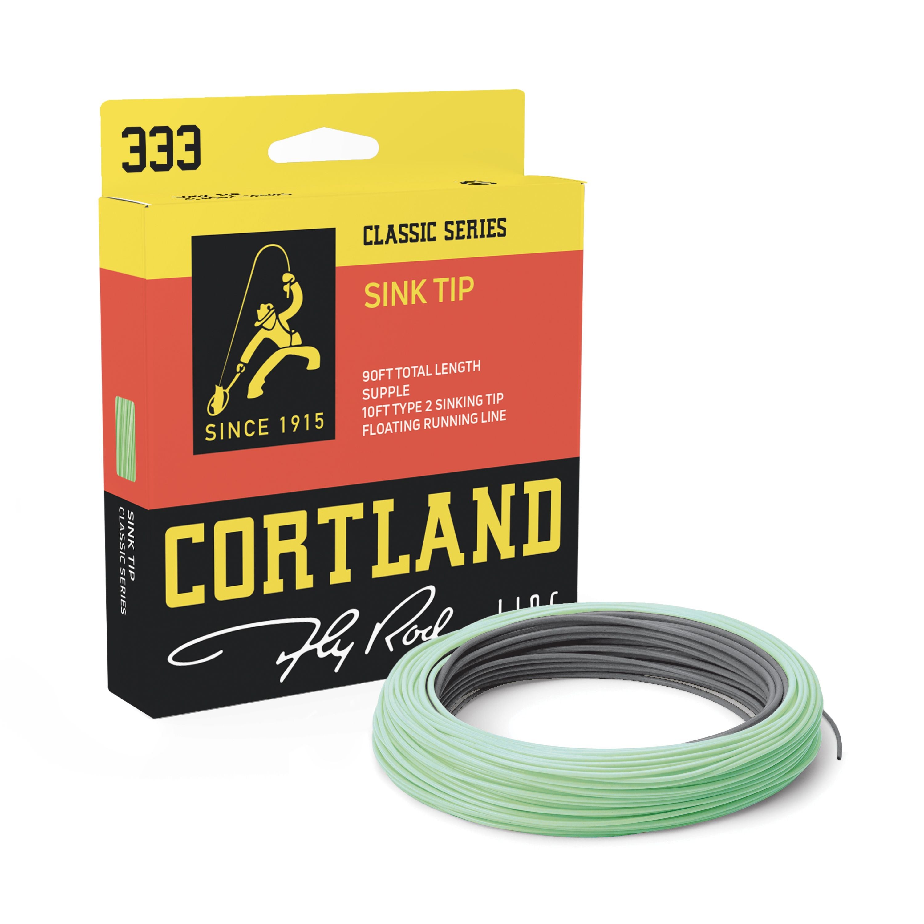Vintage Cortland 333 Non-sinkable Nylon Fly Fishing Line Spool IN Case  Original Box 25 YDS Pristine Fly Line Cleaner Tin Rare 