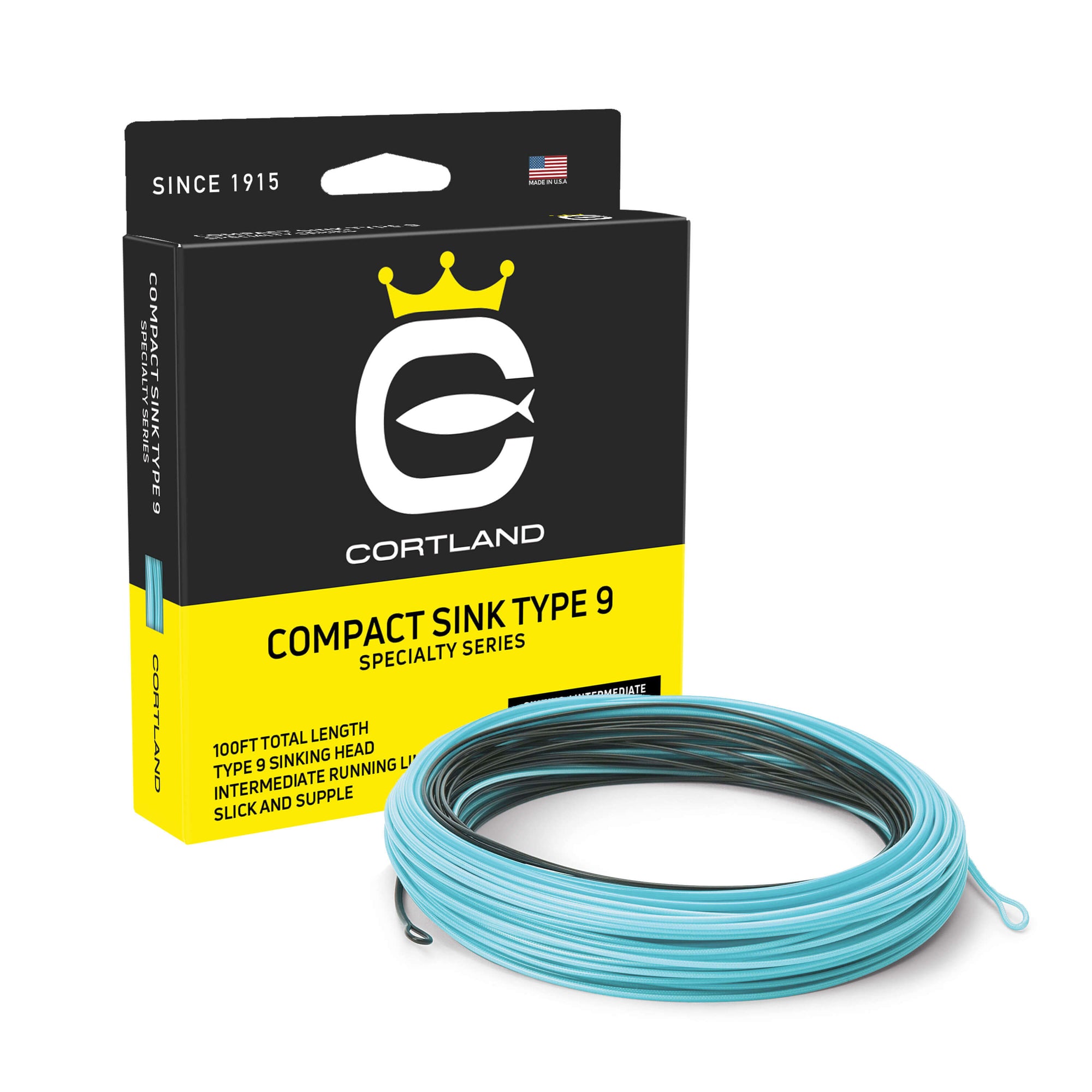 Compact Sink Type 9 - Freshwater / Saltwater Sinking Fly Line
