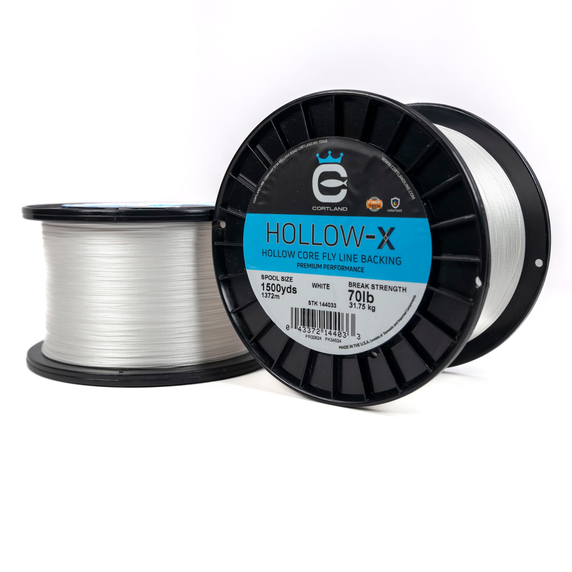 Hollow X Fly Line Backing White