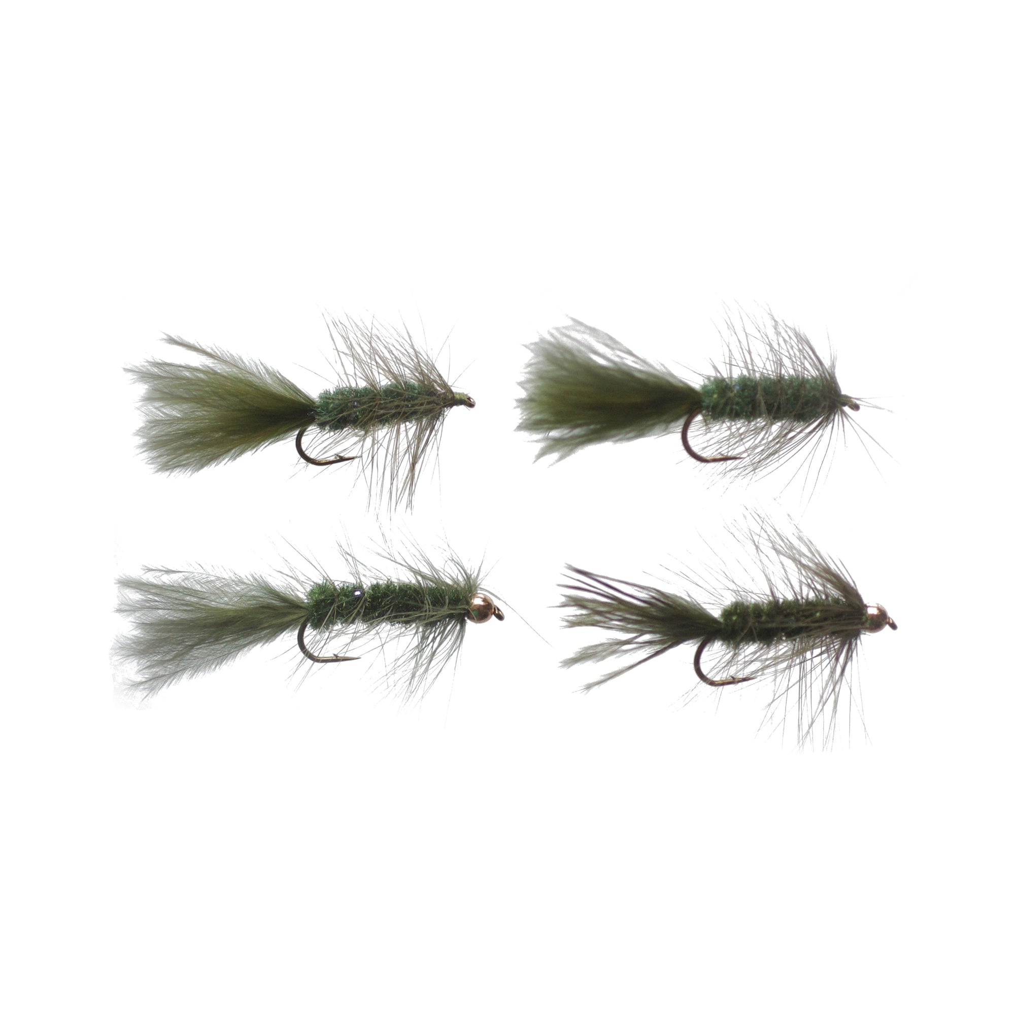 Cortland Fairplay Midge/Scud Nymph Fly Assortment, Size 16, 4 Pack, 709300